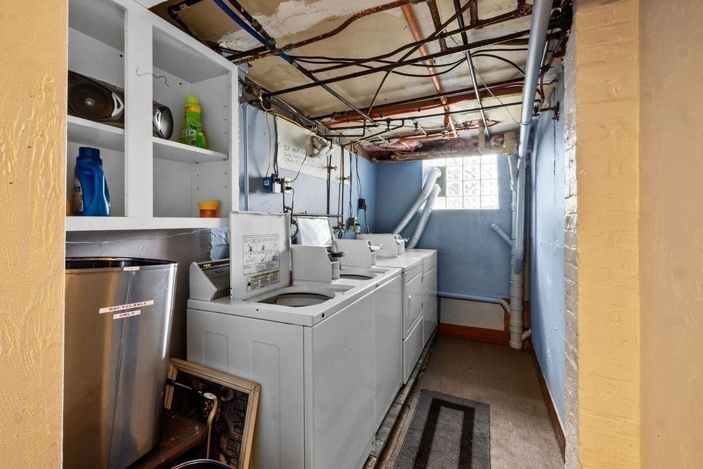 186 John Street Fall River, MA 02721 - Photo 34 of 38 a utility room with dryer and washer