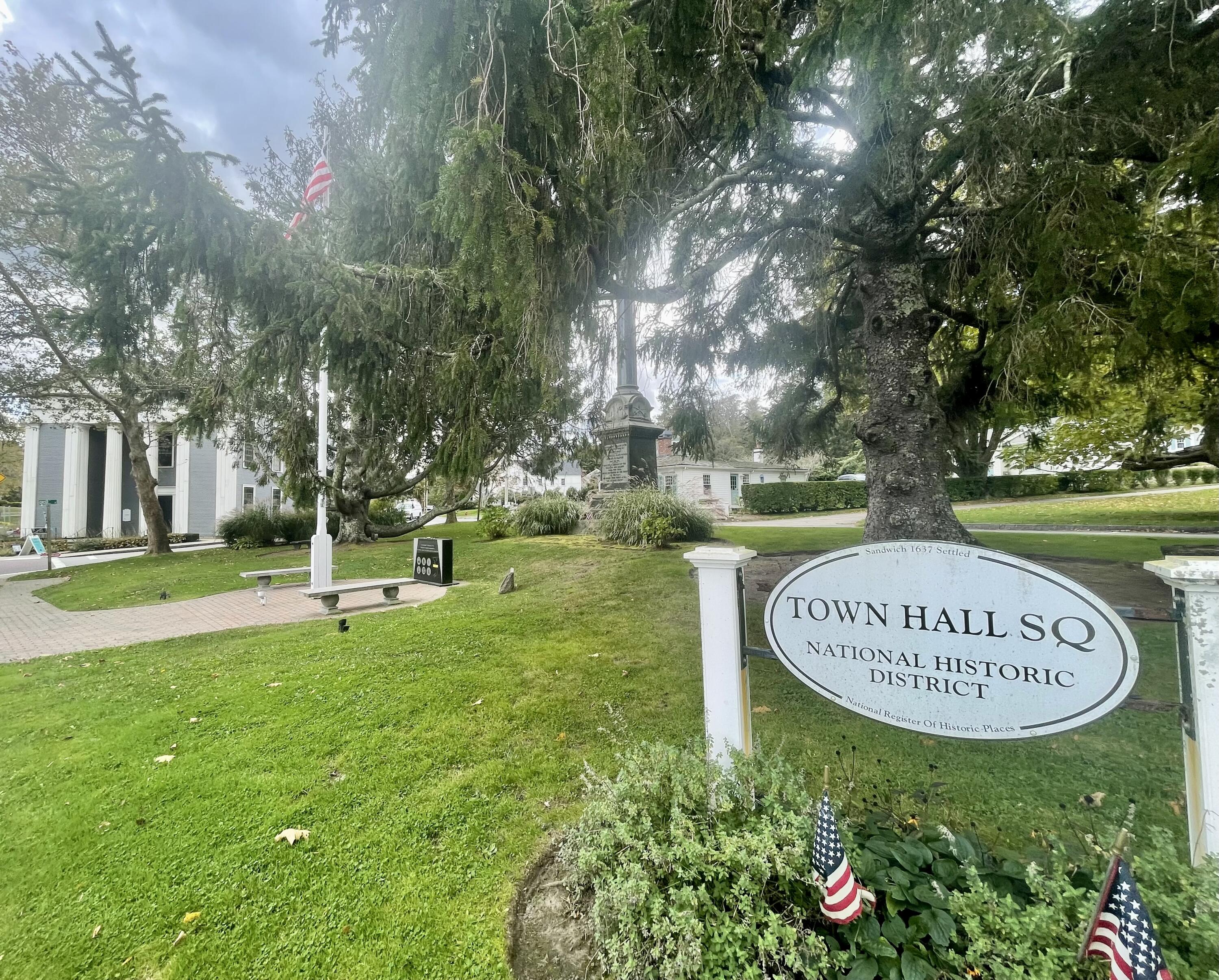 12 Jonathan Lane Sandwich, MA 02563 - Photo 49 of 57 a view of a park with large trees