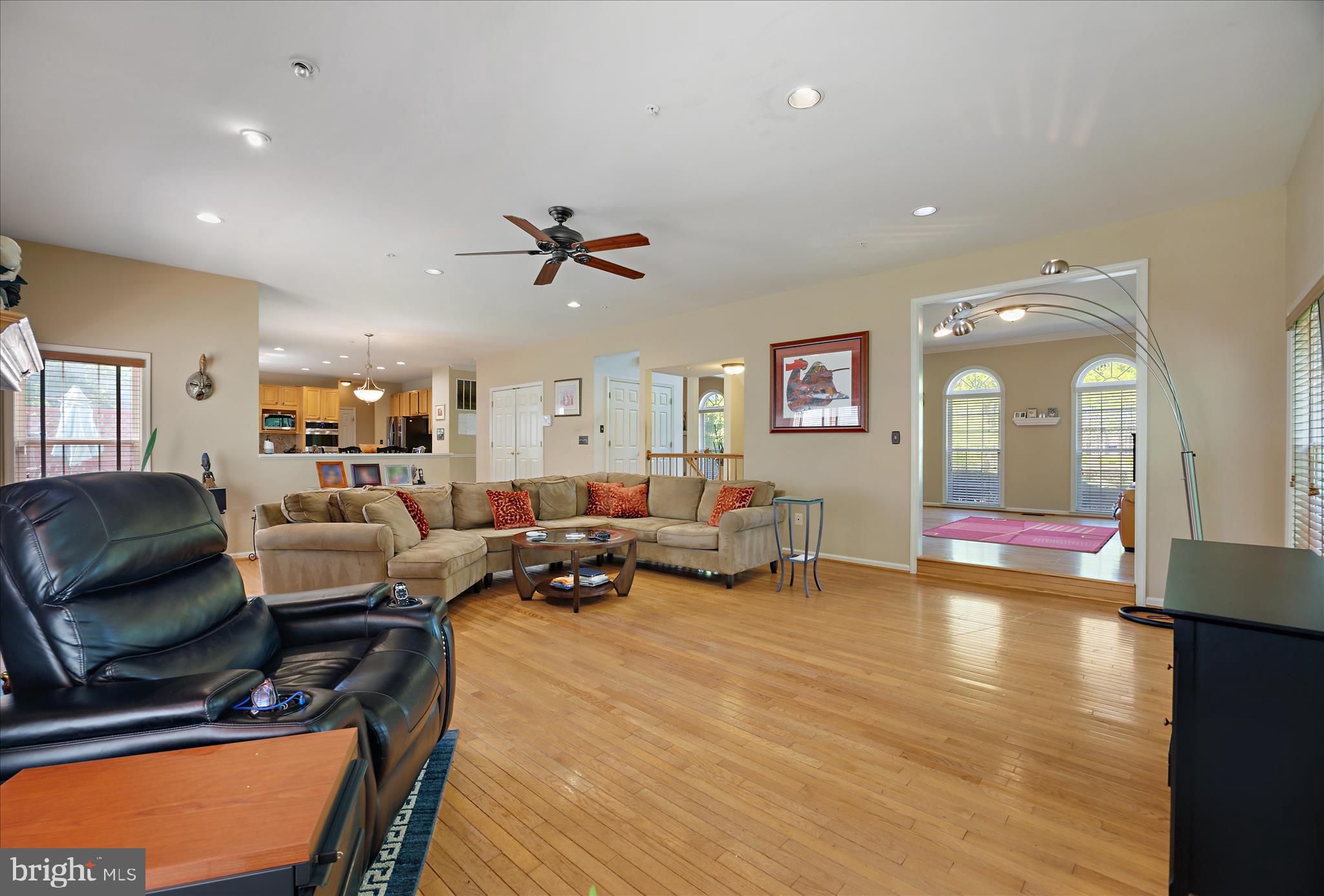 3303 Dunwood Ridge Terrace Bowie, MD 20721 - Photo 25 of 76 View from Family Room to Kitchen and Living Room