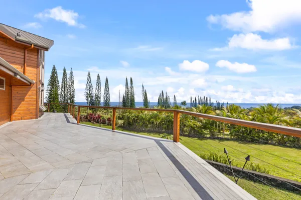 a view of balcony with city view