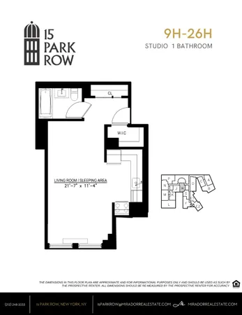 $3,850 | 15 Park Row, Unit 22H | Financial District