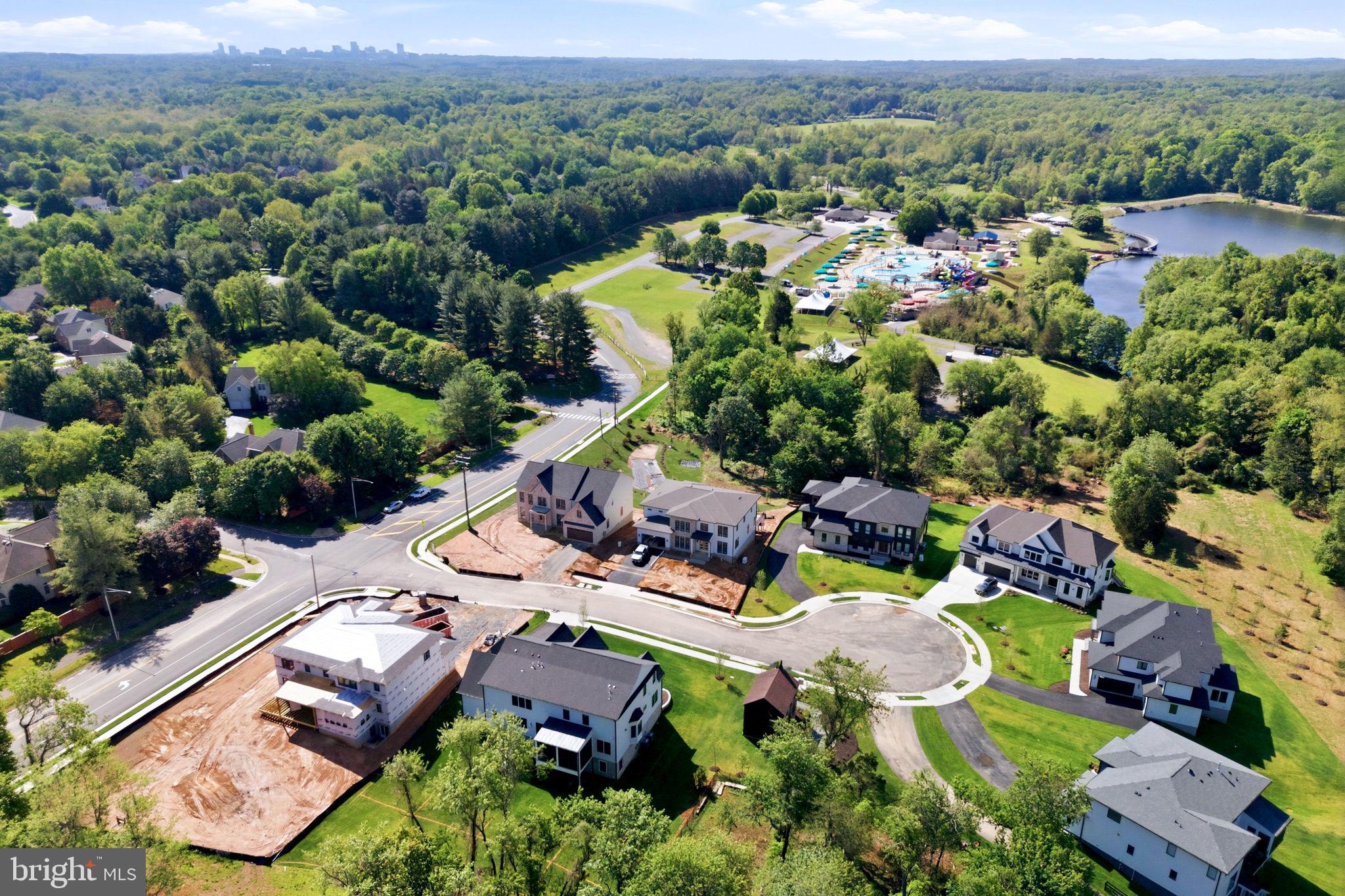 10801 Mason Hunt Court Reston, VA 20190 - Photo 17 of 26 an aerial view of a house with a garden