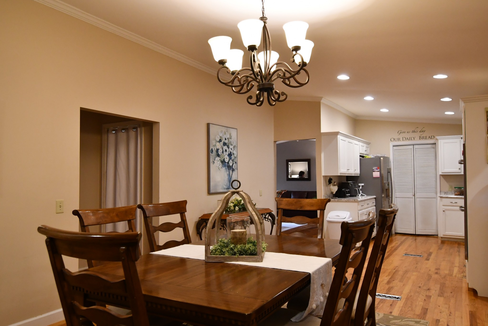 641 McCrary Road Lebanon, TN 37090 - Photo 14 of 47 a view of a dining room with furniture and chandelier