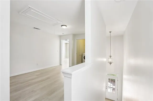 a view of an empty room