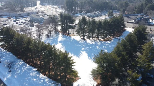 a backyard of a house