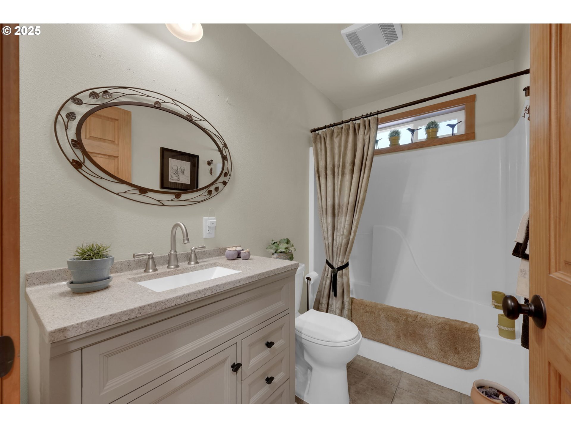 23859 Suttle Road Veneta, OR 97487 - Photo 28 of 46 a bathroom with a sink and a mirror
