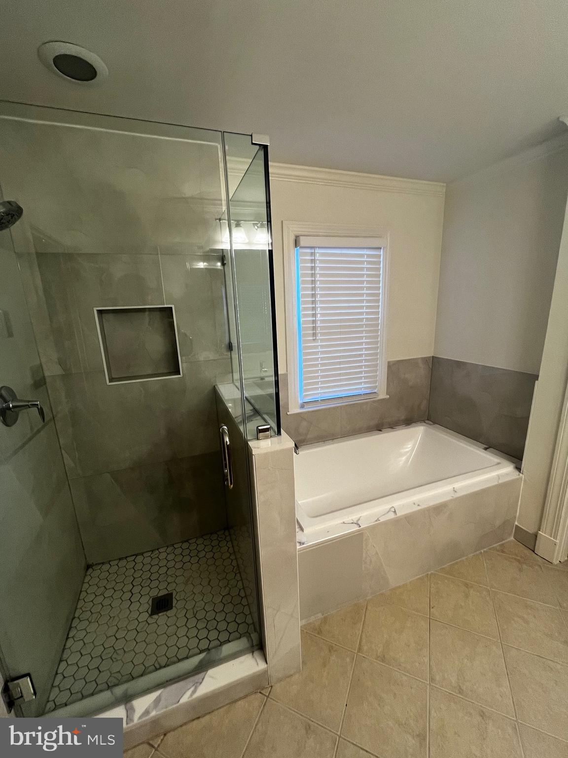 10207 Sundance Court Potomac, MD 20854 - Photo 20 of 21 a bathroom with a bath tub and a shower