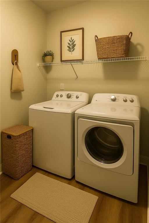 207 Sage Street Commerce, GA 30529 - Photo 14 of 15 a utility room with dryer and washer