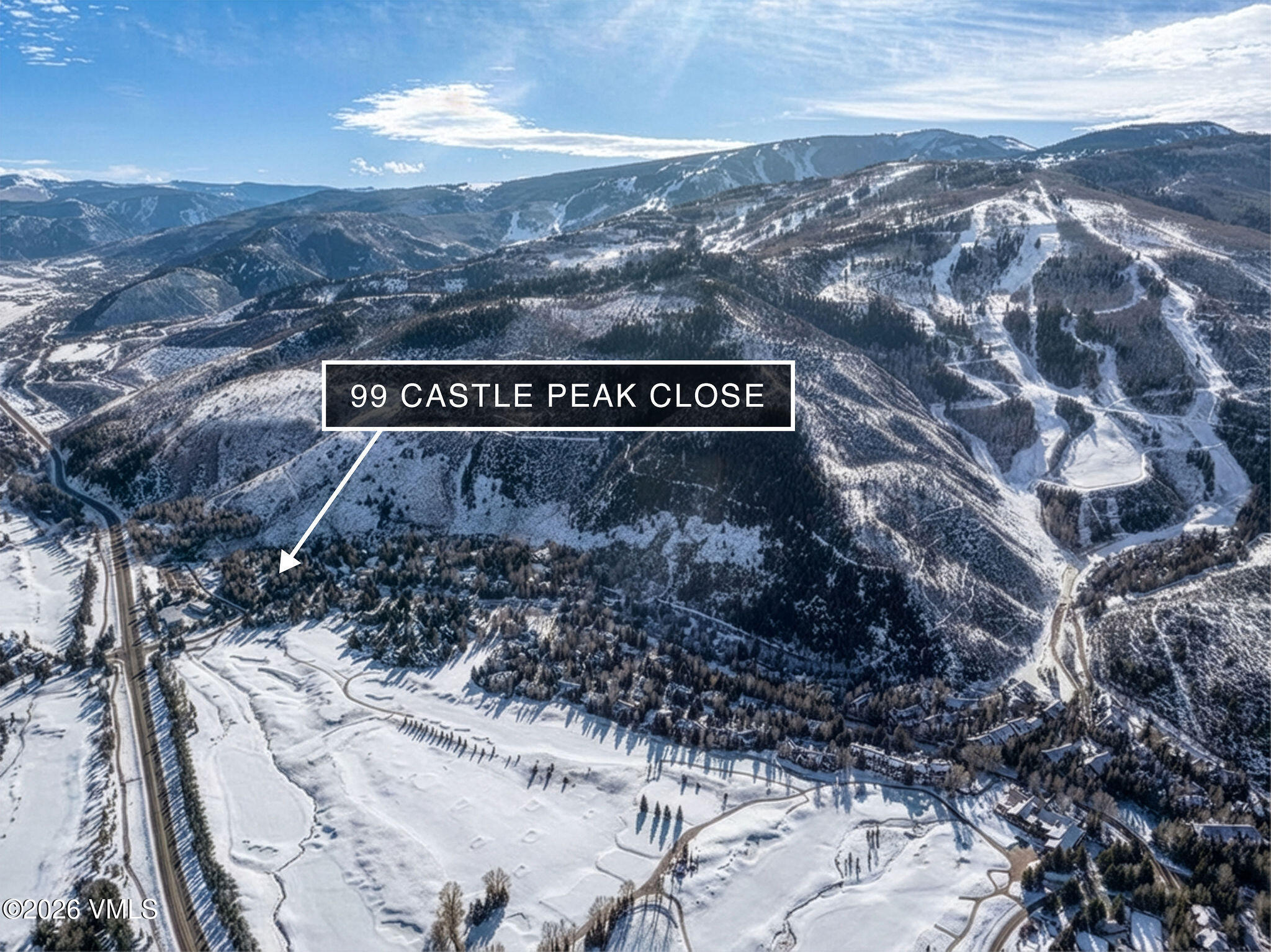 99 Castle Peak Close, Unit B Edwards, CO 81632 - Photo 30 of 35 2601_99_castle_peak_close_aerial_a_winte