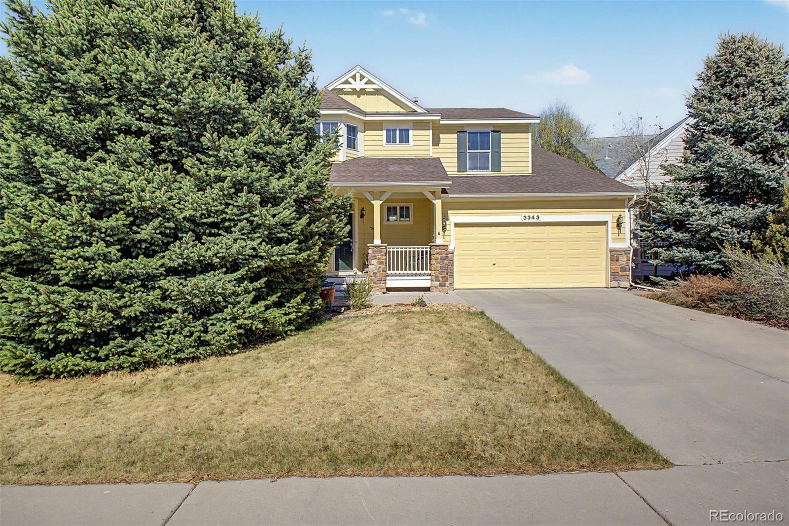 3343 Fantasy Place Castle Rock, CO 80109 - Photo 1 of 50 front view of a house with a yard