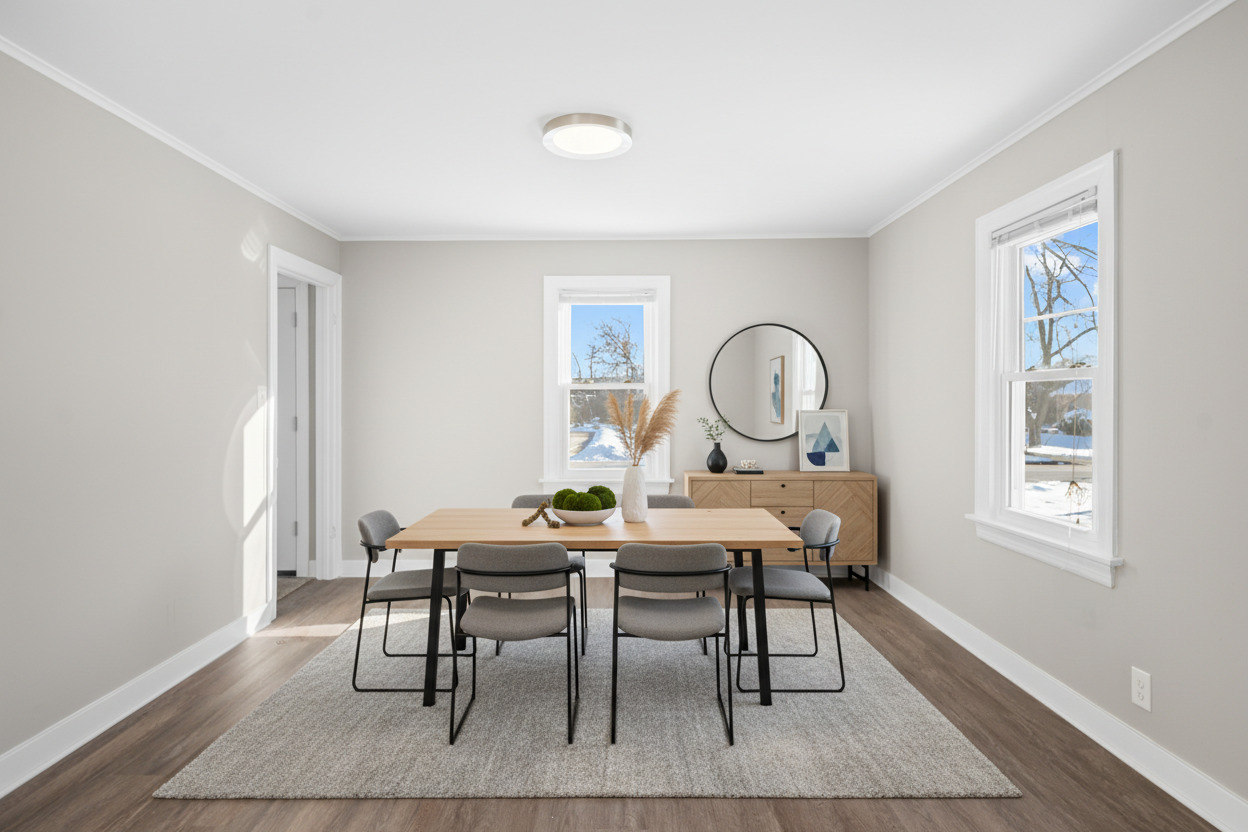 5604 South Madison Avenue Countryside, IL 60525 - Photo 6 of 38 a view of a dining room with furniture window and wooden floor