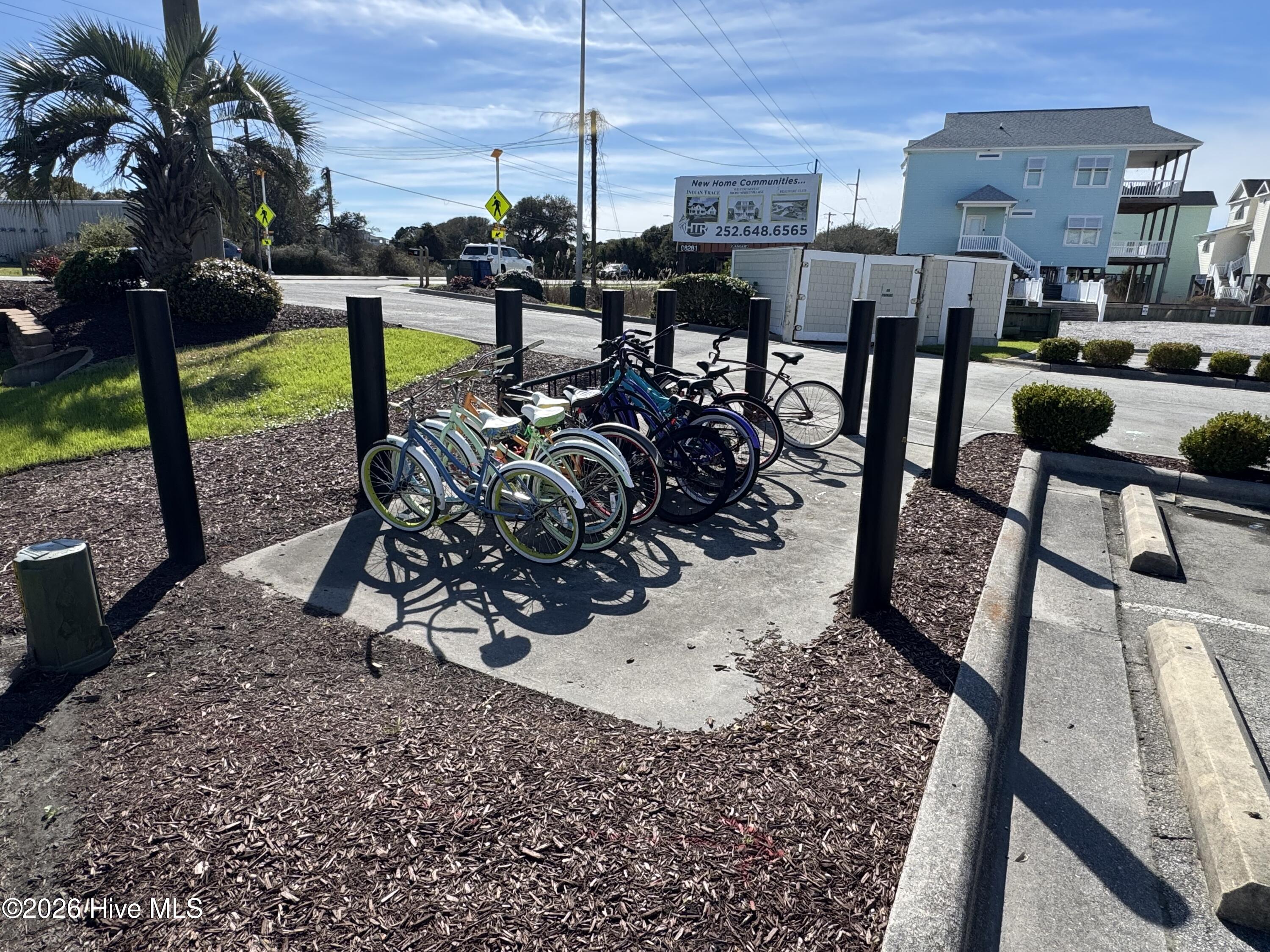 602 West Fort Macon Road, Unit 128 Atlantic Beach, NC 28512 - Photo 31 of 42 Bike rack
