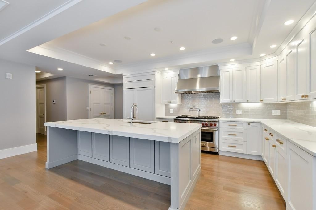 377 West First Street, Unit 2 Boston, MA 02127 - Photo 22 of 39 a kitchen with a sink stainless steel appliances and cabinets