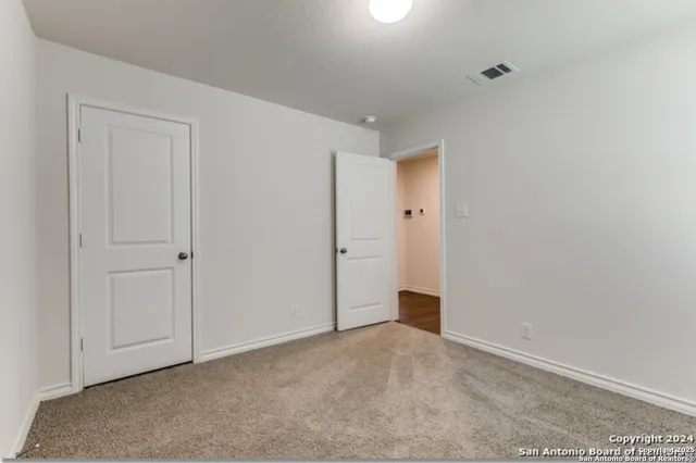 a view of an empty room