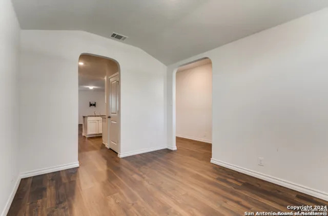wooden floor in an empty room