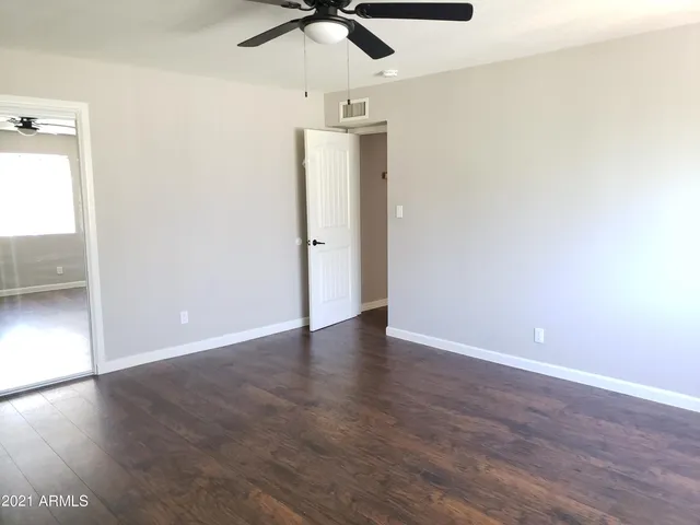wooden floor in an empty room