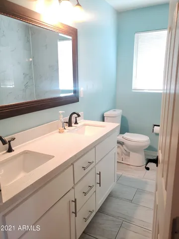 a bathroom with a sink and a toilet