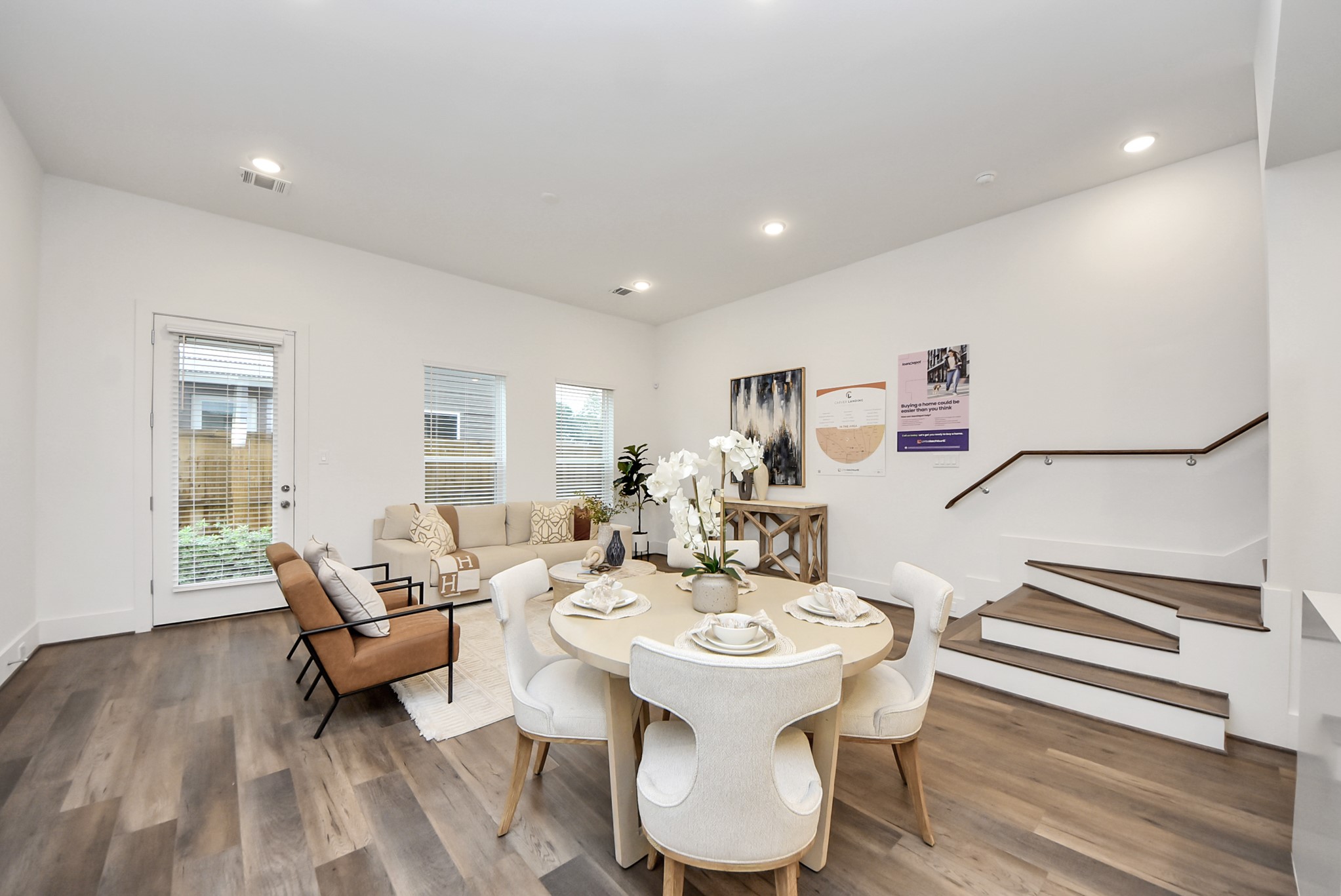 7504 Carver Road, Unit D Houston, TX 77088 - Photo 11 of 49 a view of a very nice looking dining room with a table and chairs