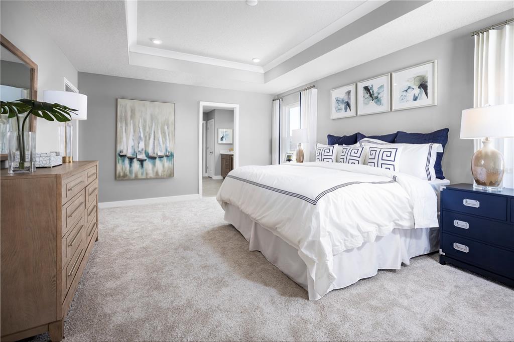 22177 Pine Grove Loop Leesburg, FL 34748 - Photo 8 of 15 a spacious bedroom with a bed and a table