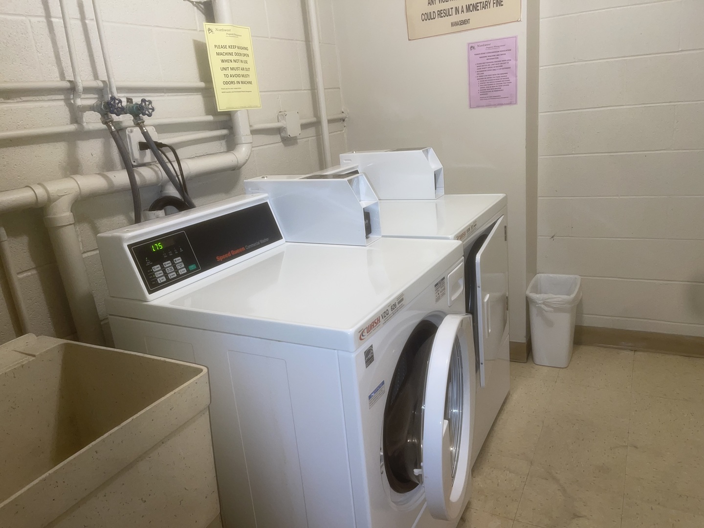 566 Timber Ridge Drive, Unit 203 Carol Stream, IL 60188 - Photo 17 of 17 a utility room with dryer and washer