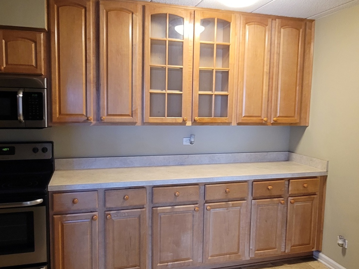 566 Timber Ridge Drive, Unit 203 Carol Stream, IL 60188 - Photo 5 of 17 a view of cabinets and window
