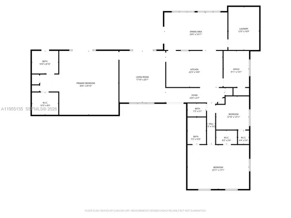 a view of a kitchen from the hallway