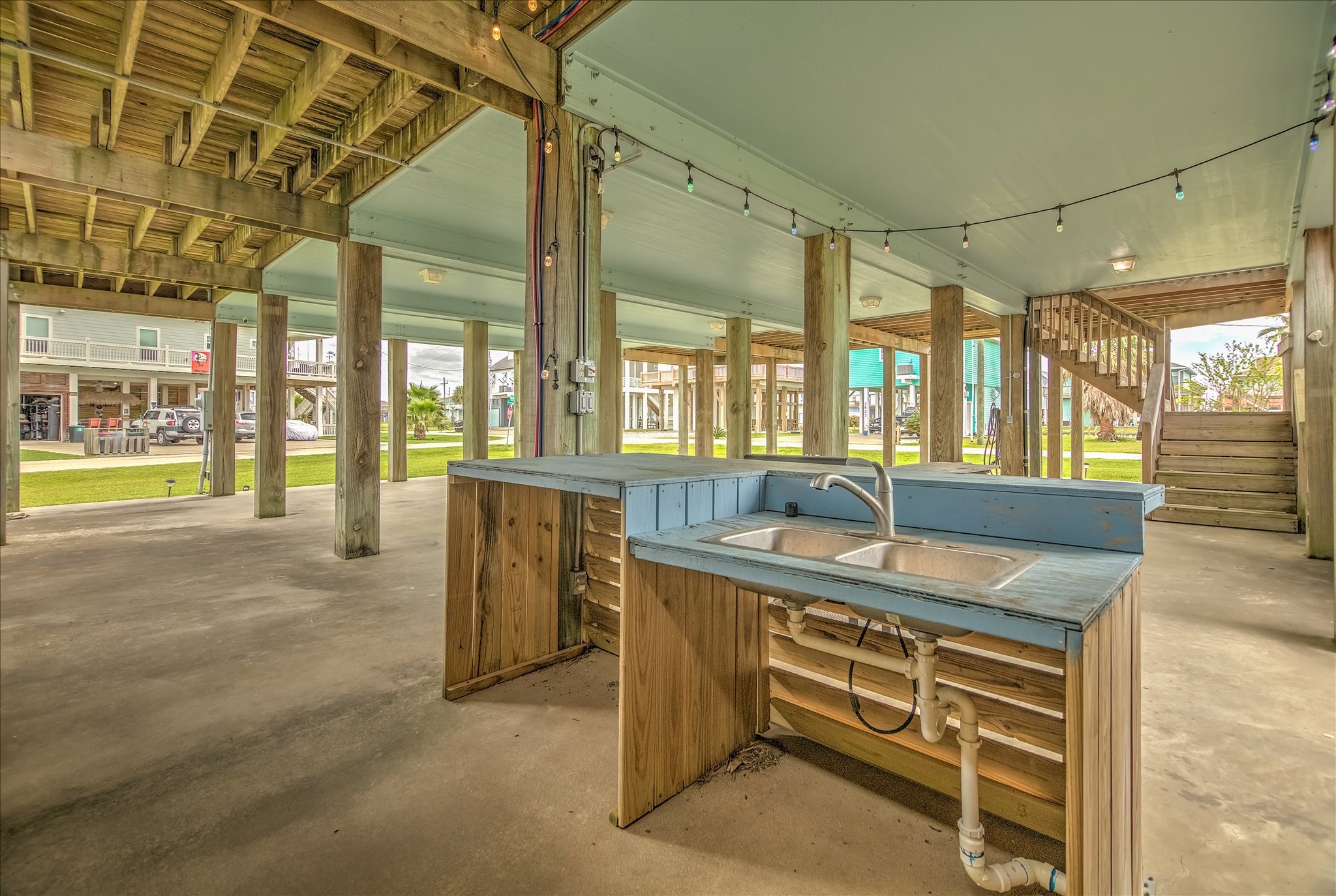 2619 Tide Road Crystal Beach, TX 77650 - Photo 39 of 50 Wet bar under the home is great for entertaining