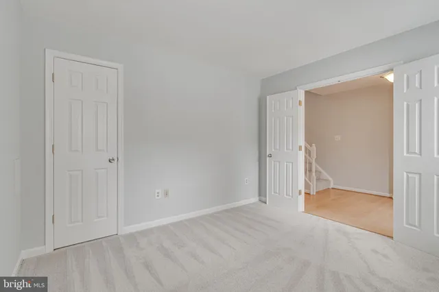 a view of an empty room