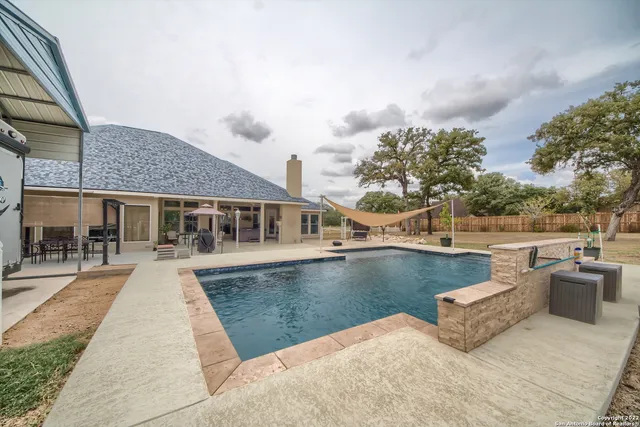 a view of a house with pool