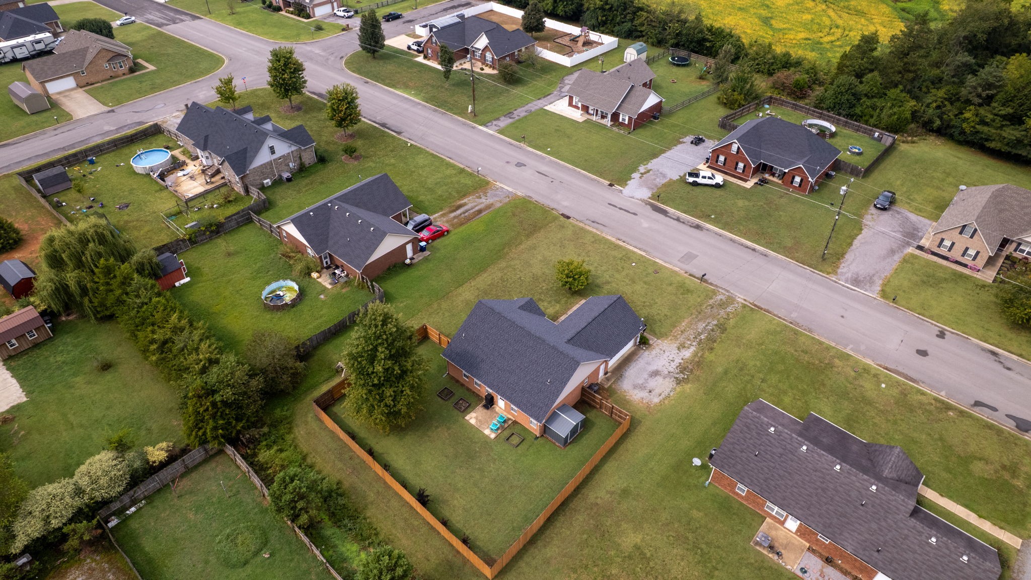 2822 Ridgewood Drive Christiana, TN 37037 - Photo 38 of 39 an aerial view of a house with a garden