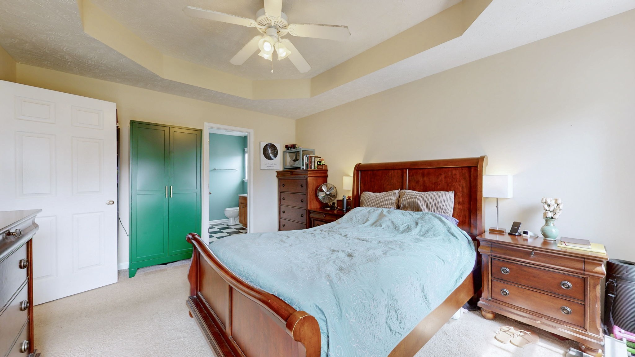 2822 Ridgewood Drive Christiana, TN 37037 - Photo 10 of 39 a bed room with a bed and a chandelier