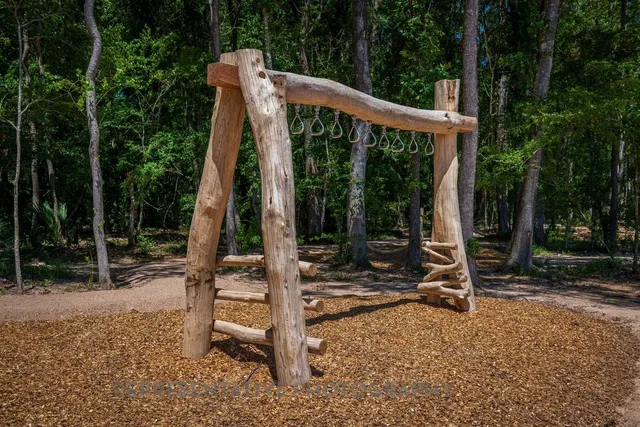 a view of outdoor space with seating area and green space