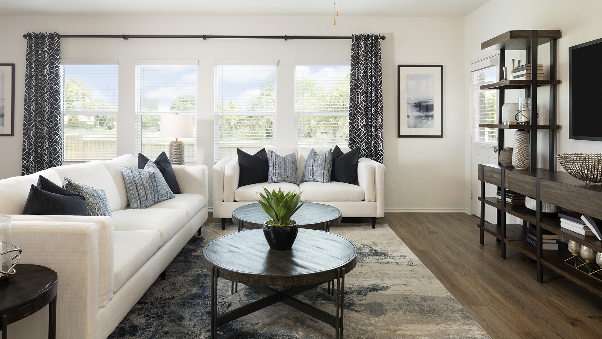 18001 Prairie Falcon Way Pflugerville, TX 78660 - Photo 14 of 18 a living room with furniture and a large window