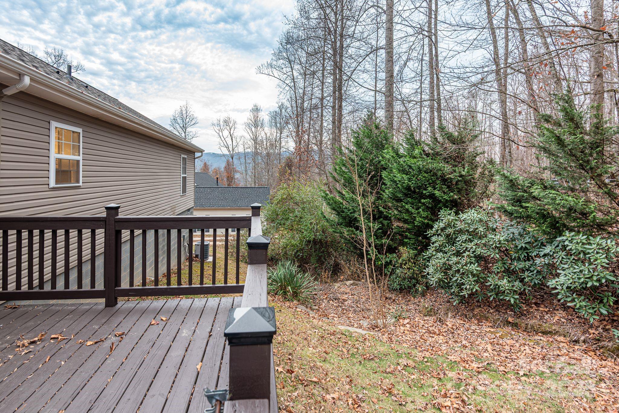 263 Newberry Drive Fletcher, NC 28732 - Photo 14 of 29 a view of wooden deck