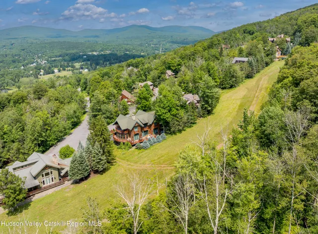 a view of outdoor space with seating area