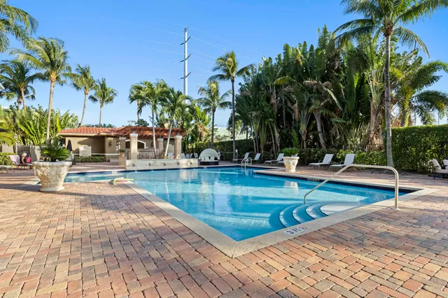 swimming pool view with a outdoor space