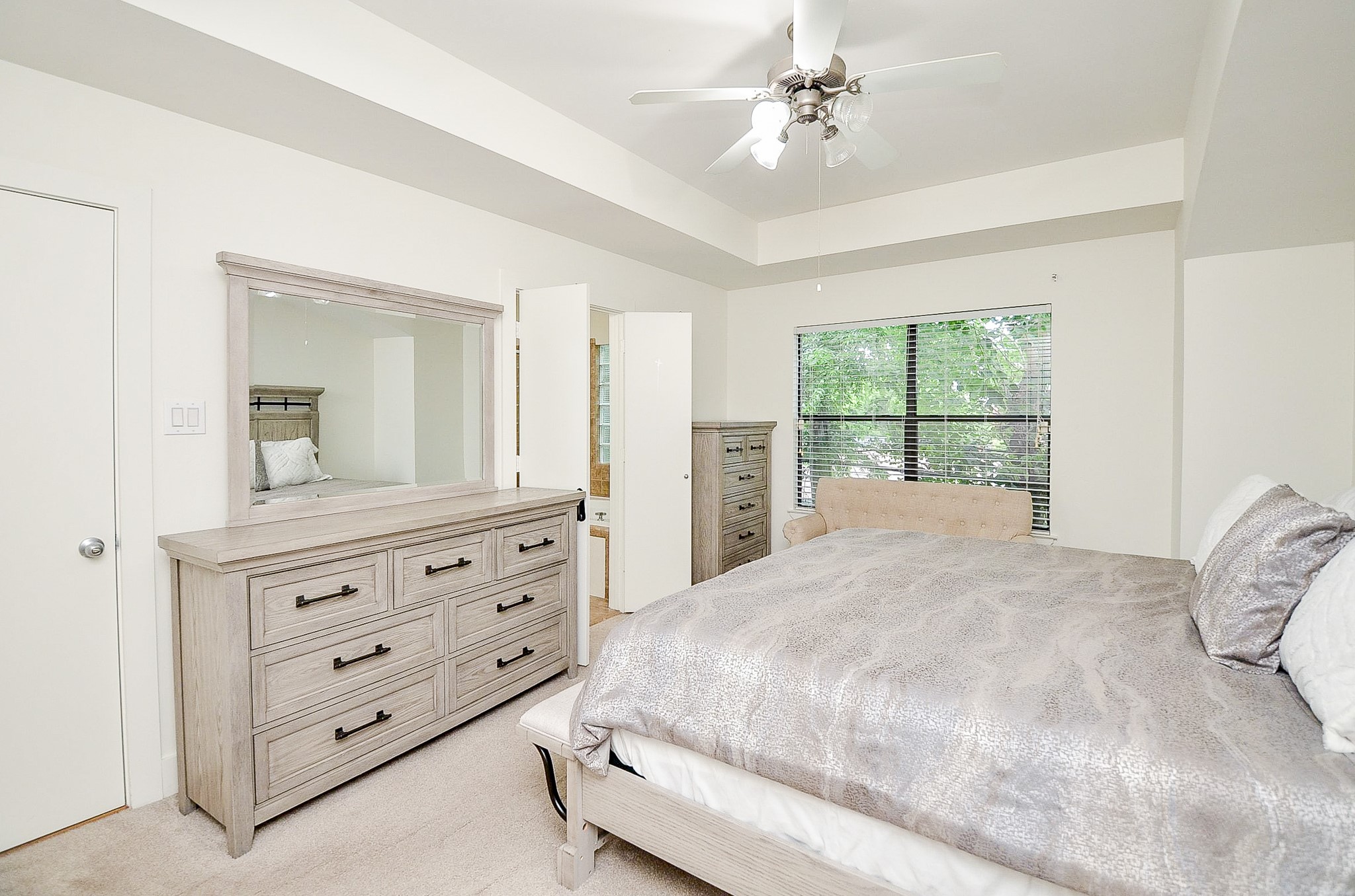 3413 Rolgom Pl Court Houston, TX 77021 - Photo 11 of 20 View of the spacious Master Bedroom, with natural light.