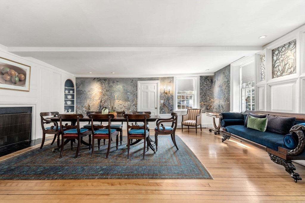 221 Boston Post Road Wayland, MA 01778 - Photo 4 of 37 a view of a dining room with furniture window and wooden floor