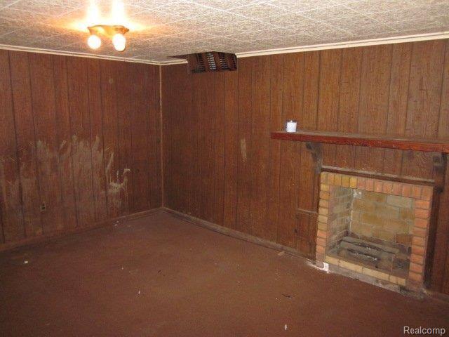 5306 Harvard Road Detroit, MI 48224 - Photo 11 of 12 Basement Fire Place