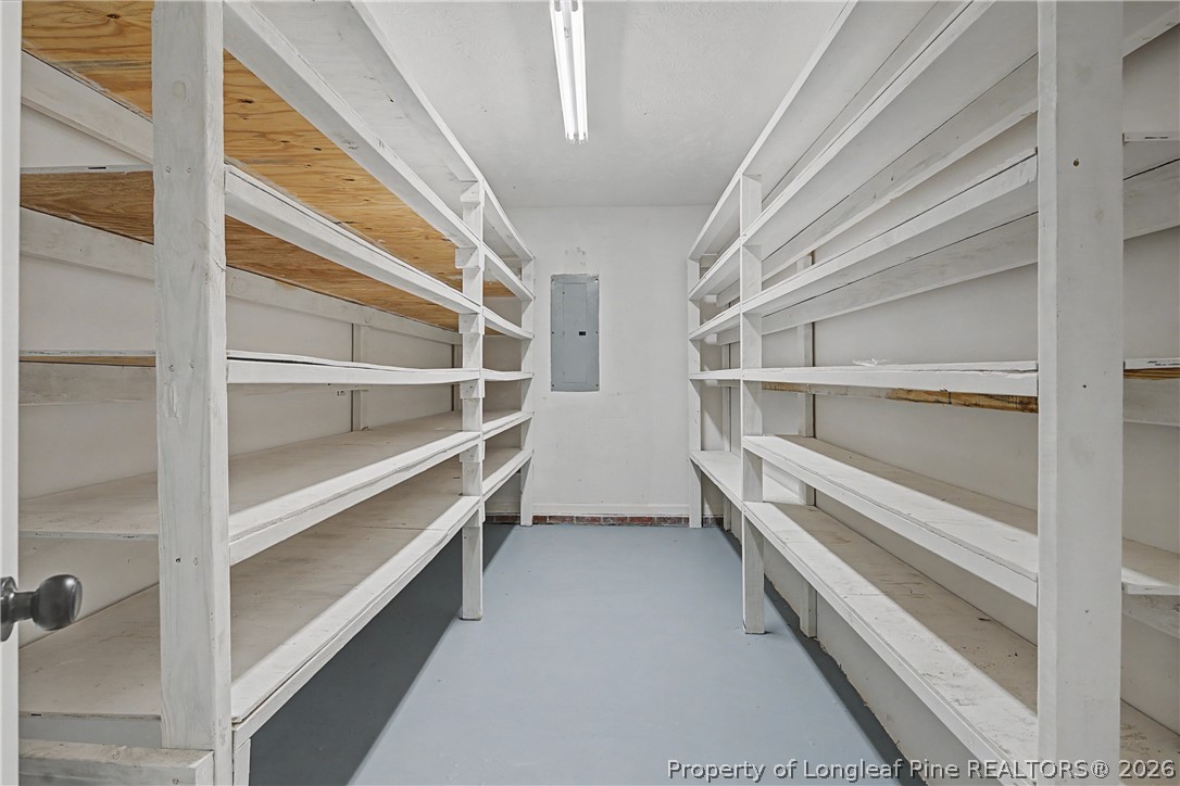 212 Finch Road Fayetteville, NC 28306 - Photo 41 of 50 Custom pantry in garage. Freshly painted flooring.