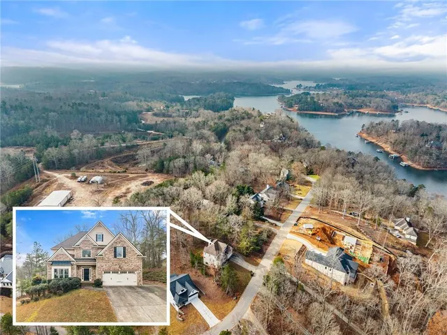 a view of city and ocean