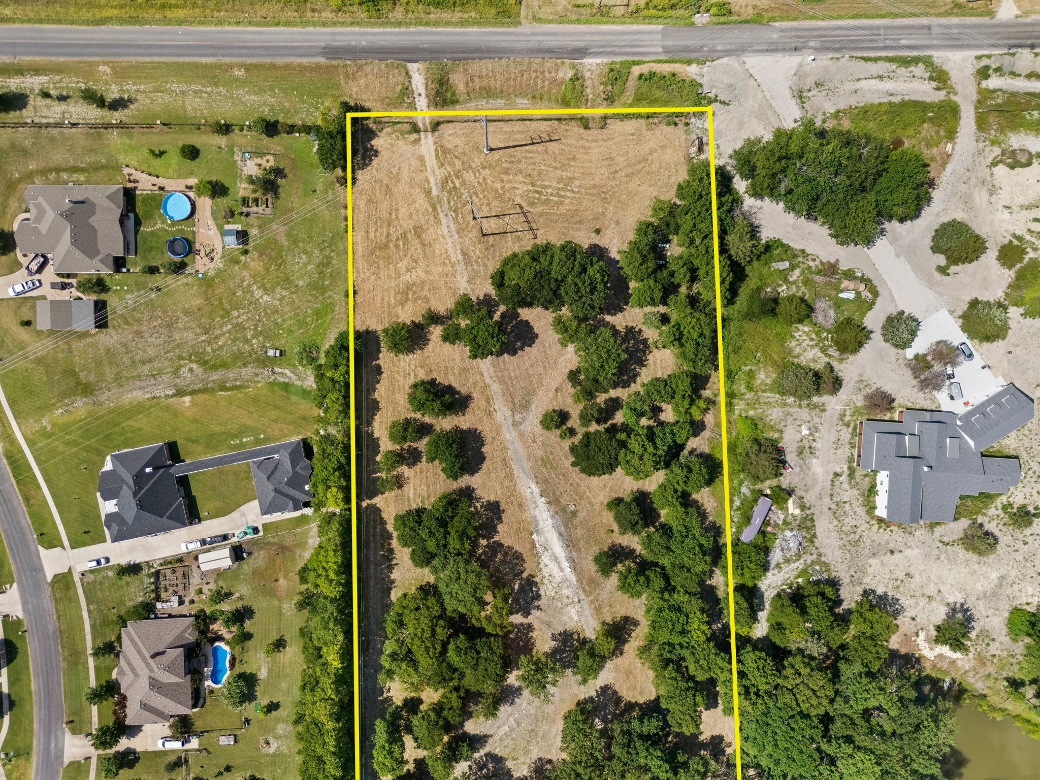 0 County Road 483 Lavon, TX 75166 - Photo 4 of 11 a bathroom with a shower and a sink