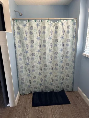 a view of wooden floor