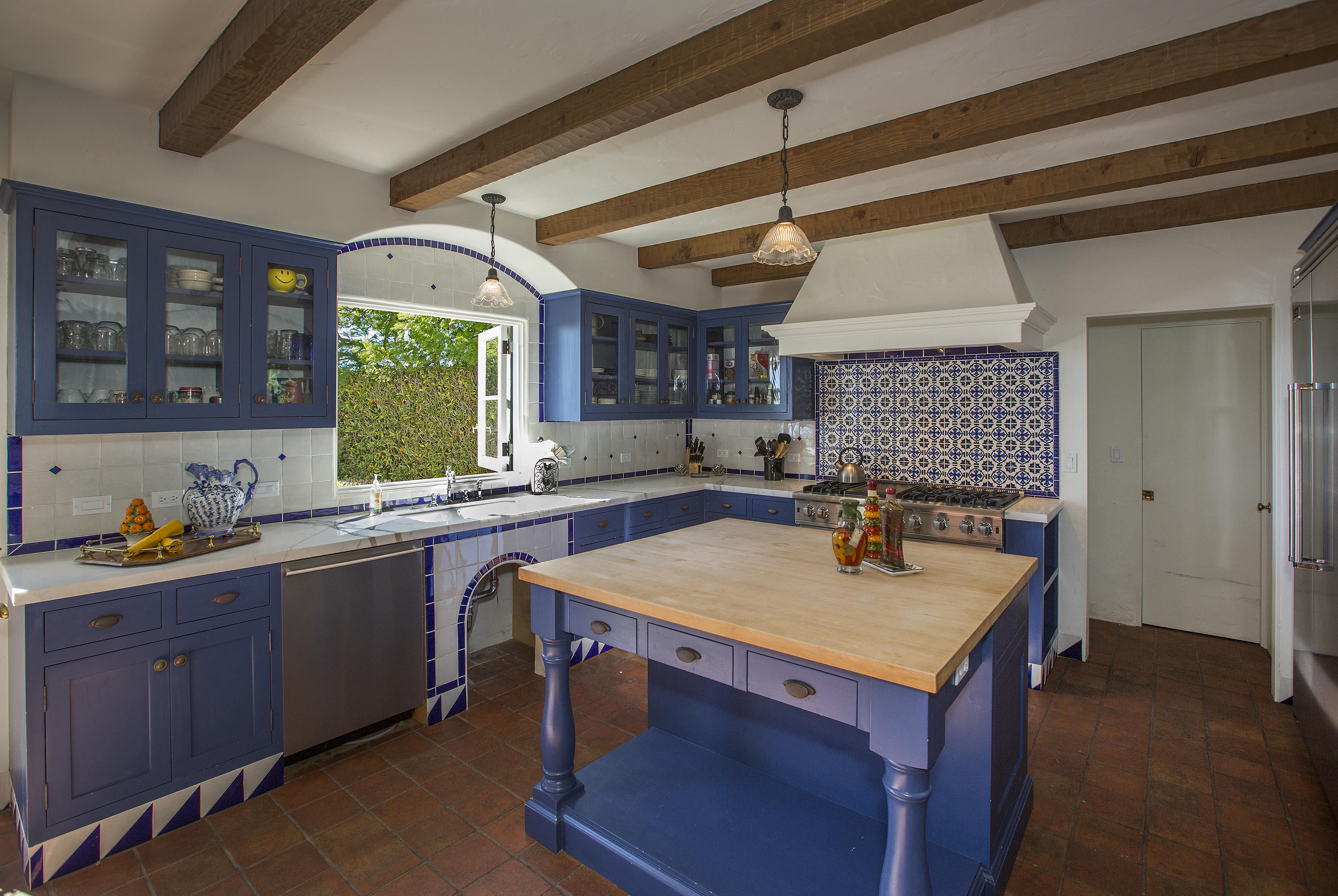 1919 Las Tunas Road Santa Barbara, CA 93103 - Photo 15 of 27 a kitchen with a sink appliances and cabinets