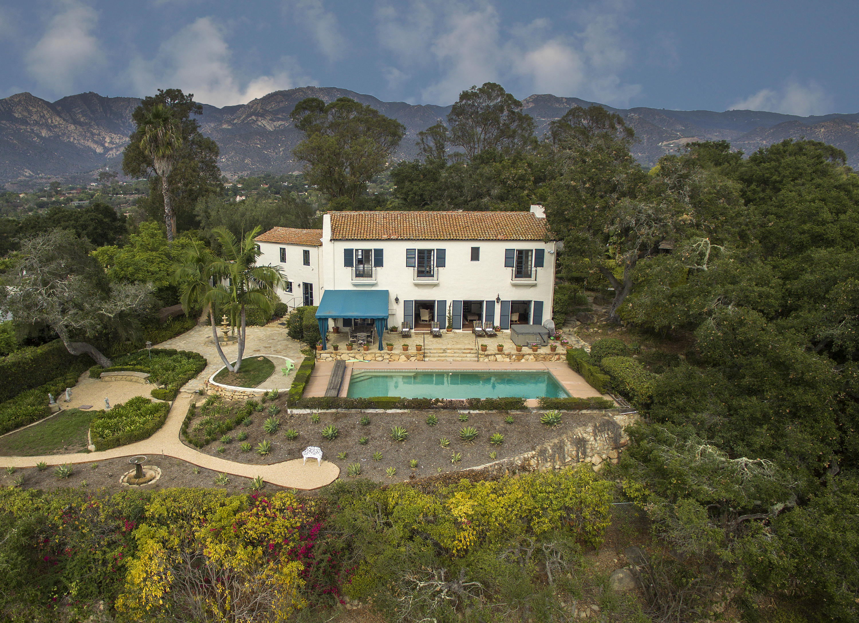 1919 Las Tunas Road Santa Barbara, CA 93103 - Photo 7 of 27 an aerial view of a house with a yard