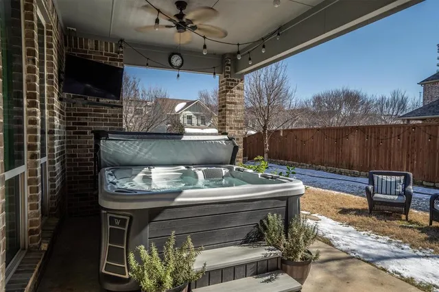 an aerial view of a houses
