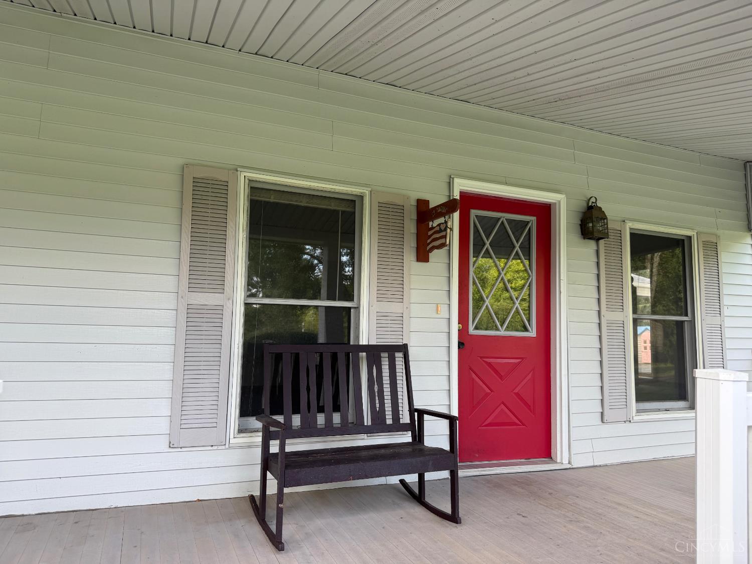 3535 Lewis Road Amelia, OH 45102 - Photo 44 of 46 The deep porch is a great place to enjoy the view of the front yard.