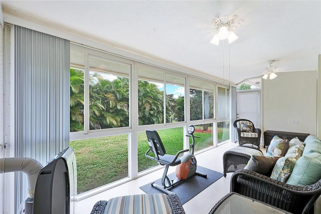 10105 Crosswind Road Boca Raton, FL 33498 - Photo 25 of 34 COVERED PATIO WITH AC