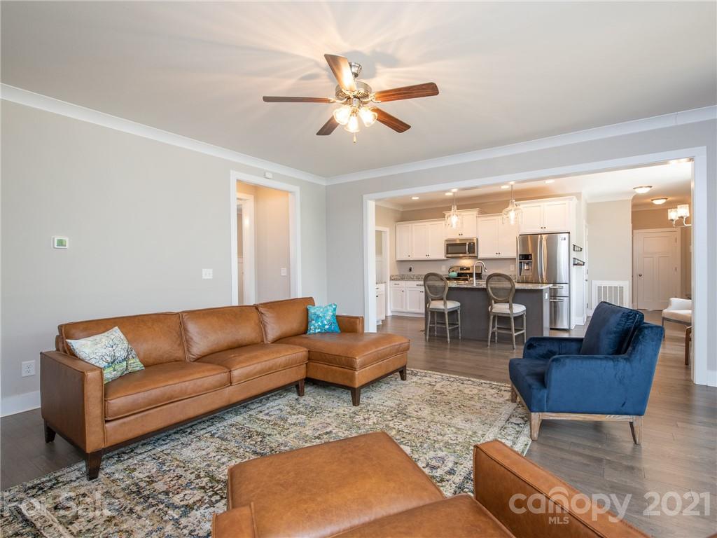 763 Red Spruce Road York, SC 29745 - Photo 18 of 43 a living room with furniture and view of kitchen
