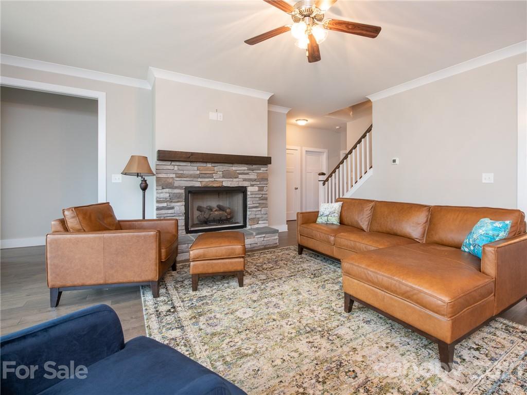 763 Red Spruce Road York, SC 29745 - Photo 10 of 43 a living room with furniture and a fireplace